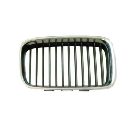  Grille de calandre droite chromée pour BMW Série 3 E36 (-08/1996) - SECOND CHOIX - BX18102 