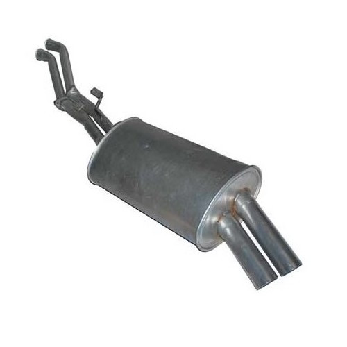  OE rear silencer for BMW 3 Series E30 320i 325i 325ix 6 cylinders catalytic converter (09/1987-) - SECOND CHOICE - BX20110 