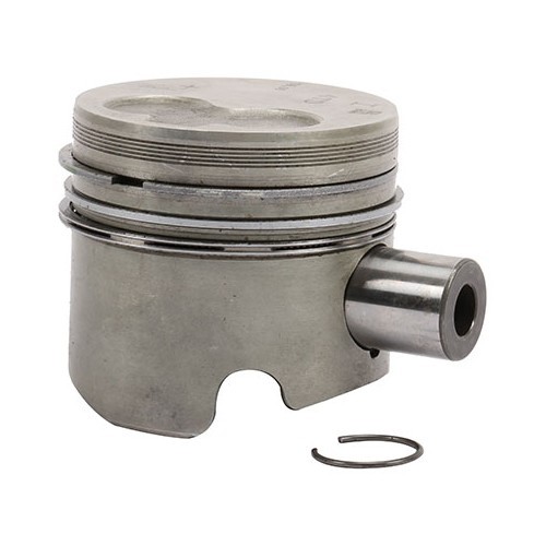 Piston complet avec segments, côte réparation 77 mm - C018373