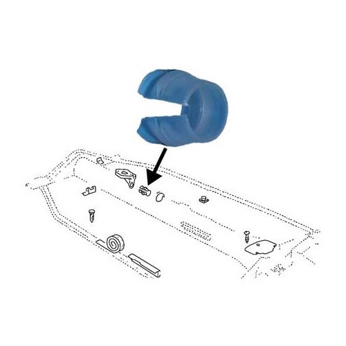 Geleidingsring op hef versnellingsbak Kever 47-> & Combi Split-> 66 - C024274