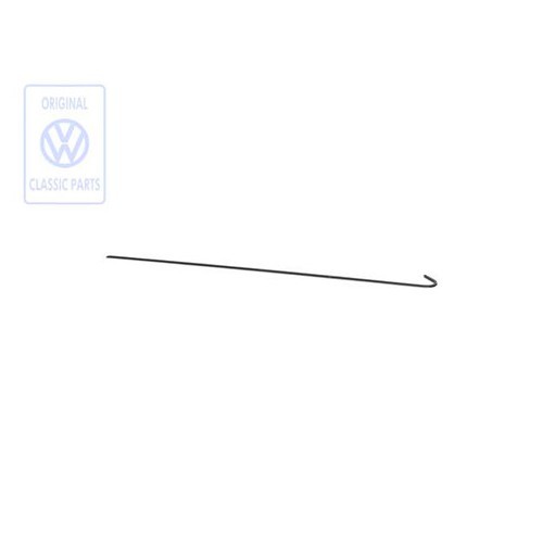Moulure noire de lèche vitre avant gauche pour Volkswagen Golf 1 Cabriolet 89 ->93