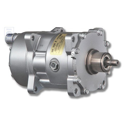  Compressor de ar condicionado para Golf 1 Cabriolet, Golf 2 e Scirocco - C046561 