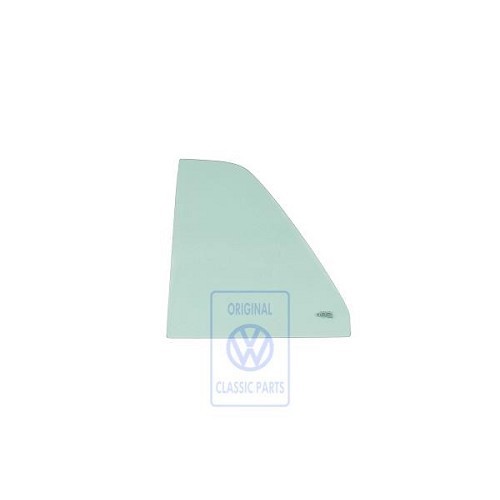  Green-tinted left rear fixed window for Golf 2 - C049276 