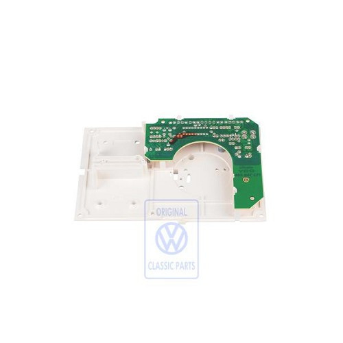  Speedometer circuit board for VW Golf 2 Petrol with analog clock (1990-1992) - C049513 