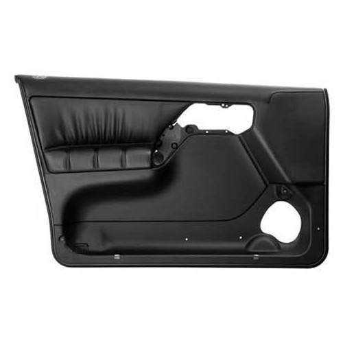  Panel de puerta delantera izquierda de Cuero Negro para Golf 3 - 4 puertas - C053248 