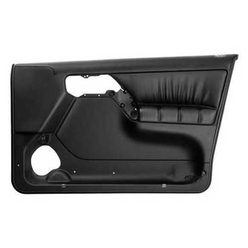  Panel de puerta delantera derecha de Cuero Negro para Golf 3- 4 puertas - C053278 