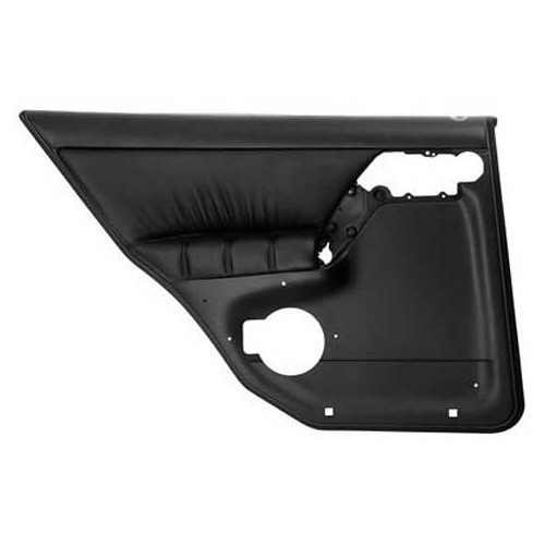  Pannello portiera posteriore sinistra in pelle nera per Golf 3 - 4 porte - C053344 