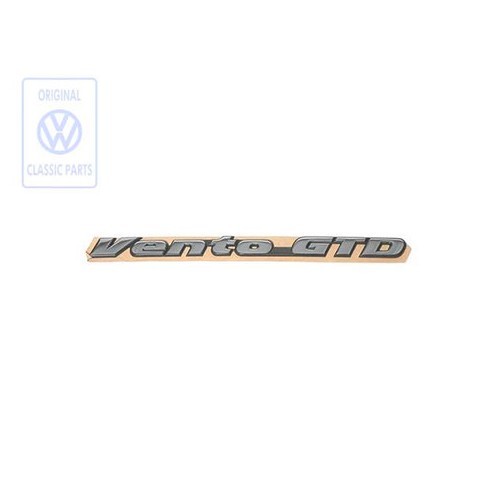  Klebendes VENTO GTD Chrom-Emblem für den hinteren Kofferraum für VW Vento GTD (01/1992-09/1995) - C053575 