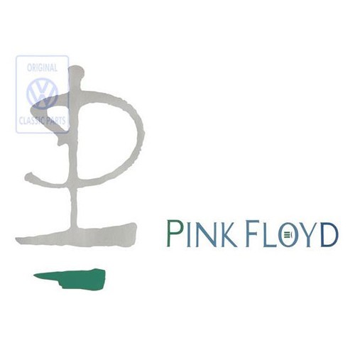 Pink Floyd rear left fender sticker for VW Golf 3 limited series Pink Floyd (1992-1995) - driver's side