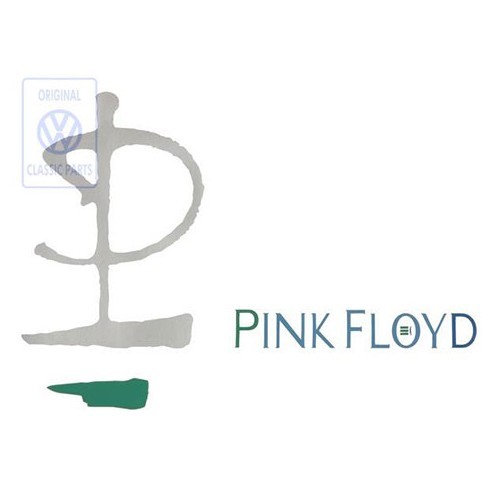 Pink Floyd sticker linker achterspatbord voor VW Golf 3 Pink Floyd limited series (1992-1995) - bestuurderszijde