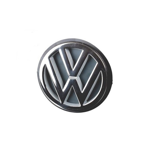 Verchromtes VW-Logo auf schwarzem Hintergrund Kofferraumdeckel für VW Golf 3 Limousine (08/1991-08/1998) - C053827