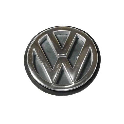  Verchroomd VW logo op zwarte kofferbak voor VW Polo 3 6N1 Saloon (09/1994-09/1999) - C053828 