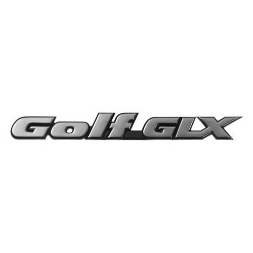  GOLF GLX emblema adesivo cromato su sfondo nero per VW Golf 3 GLX (1995) - C053851 