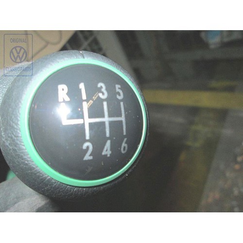 Pommeau de levier de vitesses avec soufflet en cuir pour Golf 4 Colour-Concept - C054430