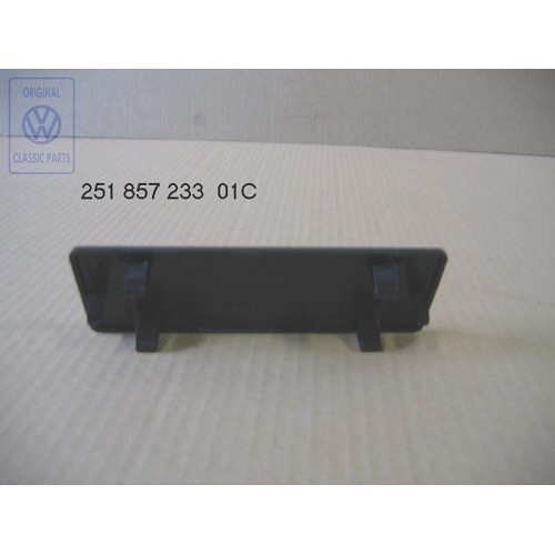 Couvercle noir d'autoradio pour VW Transporter T25 de 1979 à 1992 - C063094