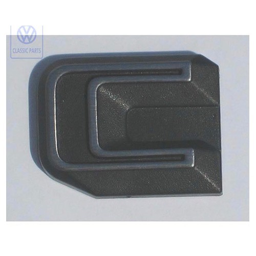  Emblema adhesivo C cromado sobre fondo negro para VW Passat B2 Hatch (01/1985-1988)  - C076981 