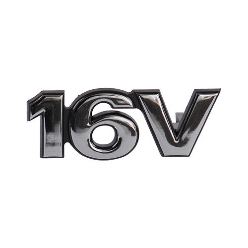 "16V" chrome logo for Polo 6N1 grille - C102388