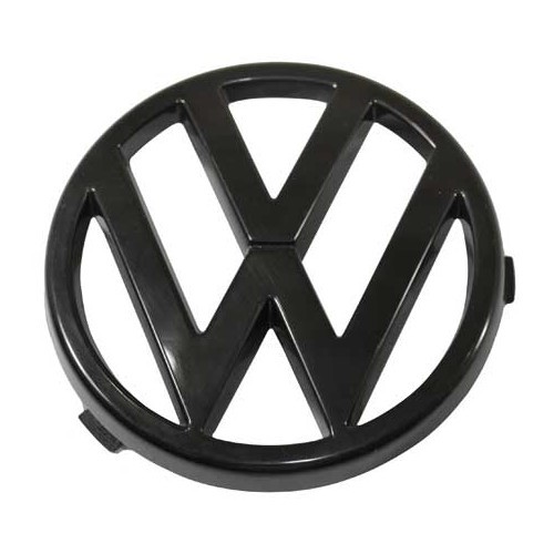  Griglia radiatore nera 84mm logo VW 7 barre per VW Polo 2 86C GT G40 (09/1985-09/1989) e VW Jetta 2 (12/1983-07/1987) - C132832 