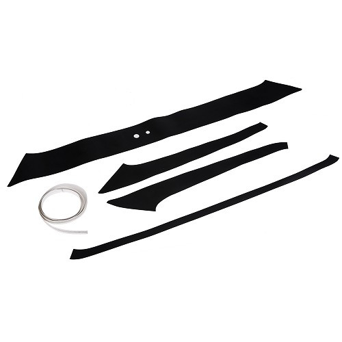  Kit adhesivos negro para puerta de Golf 1 GTi - C132913 