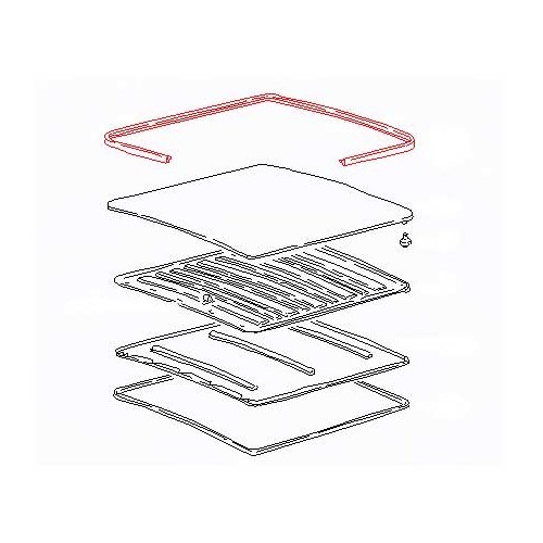  Large central opening roof joint for Transporter 79 ->92 - C133315 