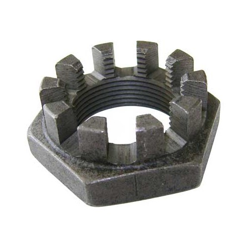  1 Castellated nut for rearhub, 46 mm - C133594 