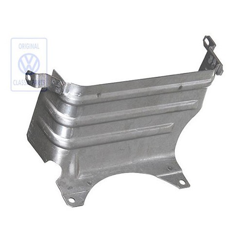  Lamiera di protezione destra in acciaio inox per tubi di scorrimento per VW Transporter T25 1.9L e 2.1L - C142396 