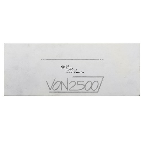  Emblema autoadesivo "VON2500" - C149482 