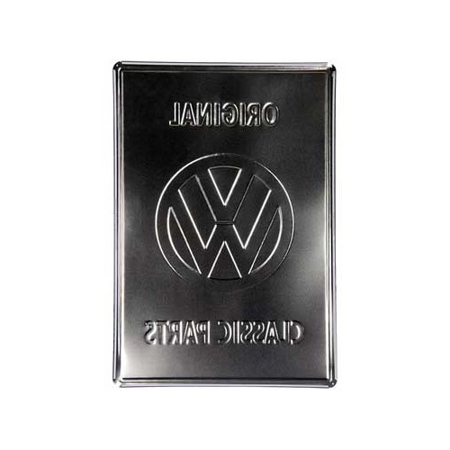 Plaque métal "Original VW Classic Parts" - C168196