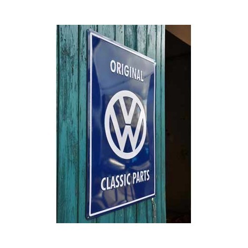 Plaque métal "Original VW Classic Parts" - C168196
