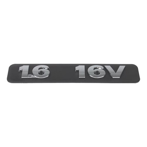  Logo 1.6 16V verchroomde kunststof motordeksel voor VW Golf 4 en Bora 1.6L 16V (05/1999-04/2001) - ATN AUS motoren - C170878 