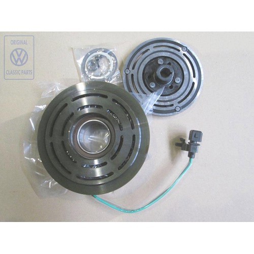  Acoplamento de compressor de ar condicionado electromagnético para VW Transporter T4 2.4D de 1993 a 1995 - C177358 