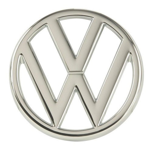 VW-Logo 95mm Chrom Kühlergrill für VW Golf 1 Limousine Cabriolet Caddy und Scirocco (-1987)  - C185671
