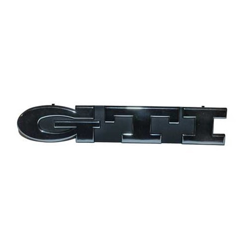 Chrome GTI badge on black radiator grille 2 stripes for VW Golf 3 GTI 8S and 16S (09/1991-08/1997) - C197497