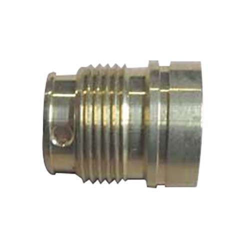 Brass support for bakelite injector