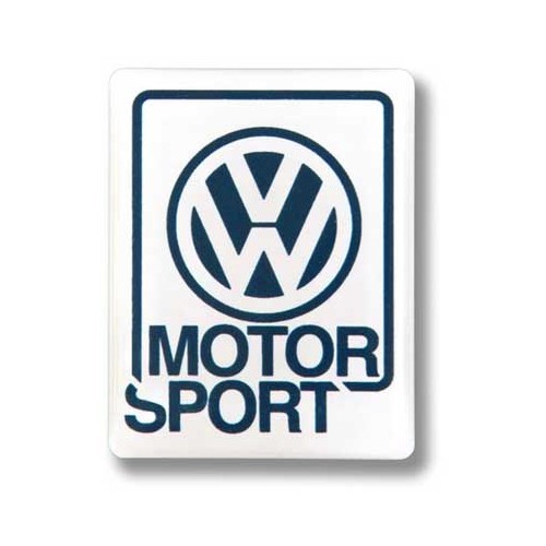  Autocollant officiel VW Motorsport petit modèle 3cm x 3,8cm - C209515 