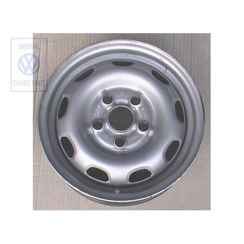  Llantas originales de acero de 5 orificios para VW Transporter T4 de 1991 a 1994 - C210934 