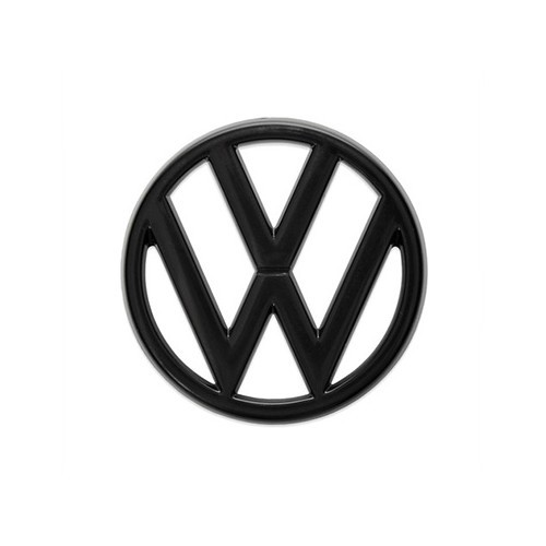 Griglia nera con logo VW da 95 mm per VW Golf 1 Berlina Cabrio Caddy Jetta 1 e Scirocco (-1987)