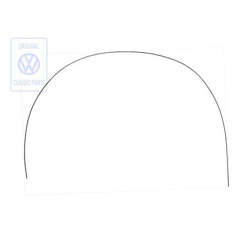 Baguette de protection sur arrête supérieure de toit pour VOLKSWAGEN Transporter T25 (05/1979-07/1992)