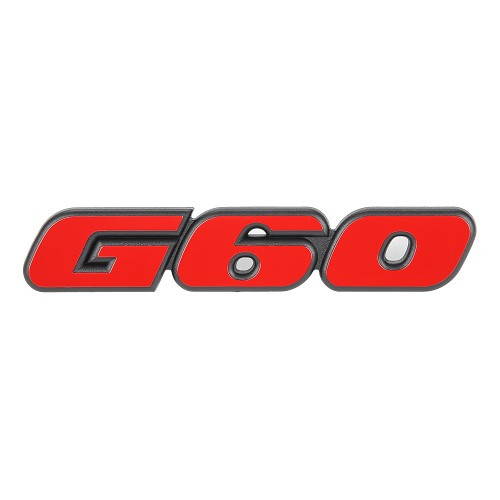  Sigle G60 de calandre 7 barrettes pour VW Corrado G60 phase 1 (08/1988-08/1991)  - C211675 