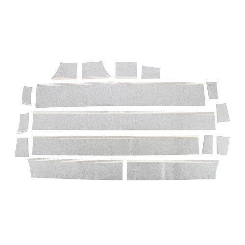  1 kit of decorative strips for waistline decorative overlay<br/>bottom - C212686 