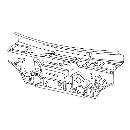  Cloison transversale pour Volkswagen Corrado depuis 1995 - C214816 