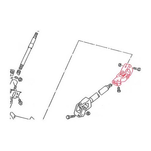 Cardano dello sterzo superiore per Transporter T4 1990-1995 - C214945