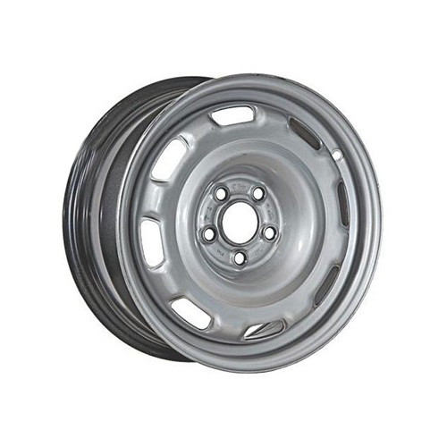  Origineel Volkswagen VR6 6,5Jx15-inch bladmetalen velg met chroomfinish, 5x100 gaten en ET43 offset (1989-1999) - C217228 