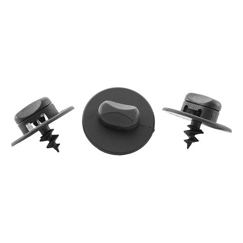 Alfombrillas negras VW Classic Parts para Golf 1 Cabrio - juego de 4 - C220846