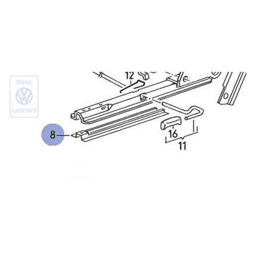  251 881 213 : glide piece - C222115 