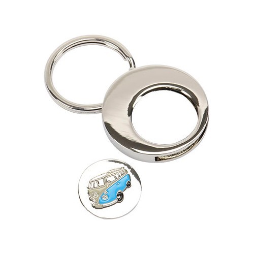 Key-ring with Kombi Split logo trolley chip - C223324