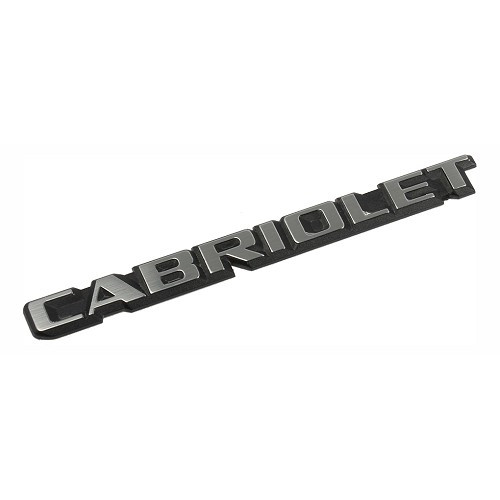 Selbstklebendes Emblem CABRIOLET für den Kofferraum des Golf 1 Cabriolet (1987-1993) - Europa-Version - C242272