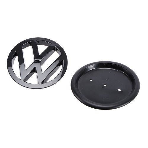 Rear VW-emblem in black for the Bus T3 - C243079