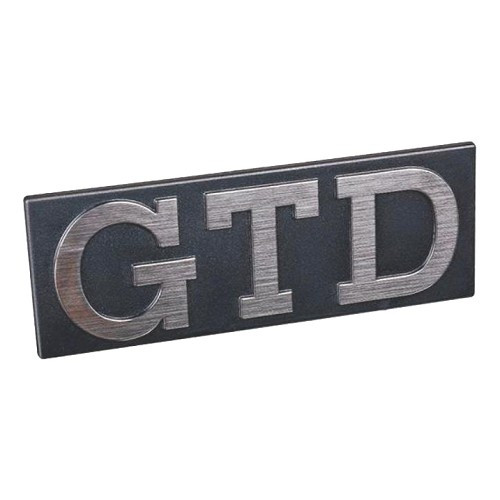 GTD radiator grille sign for VW Golf 1 GTD (08/1981-12/1983)  - C243205