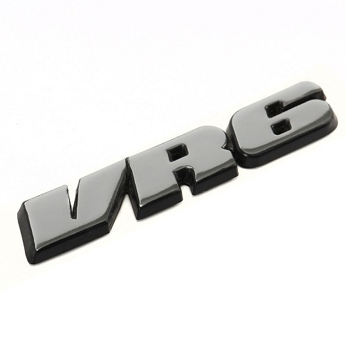 VR6 chromed adhesive emblem for rear panel or trunk for VW Golf 3 Corrado Passat B3 and B4 (04/1991-08/1997)